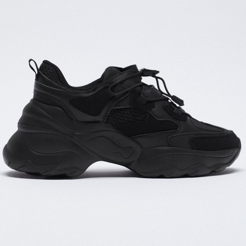 Zara thick sole sneakers 2021